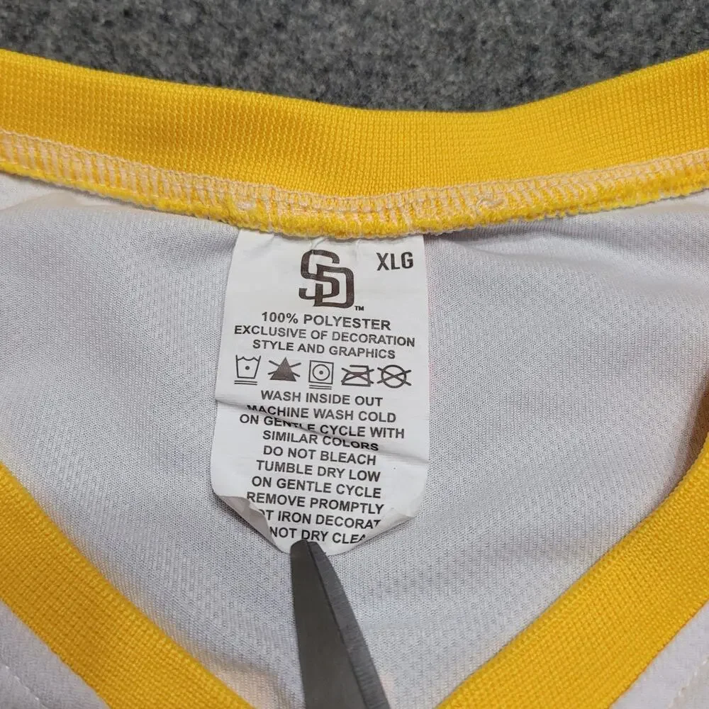 San Diego Padres Jersey Extra Large Manny Machado City Connect Basketball Tank